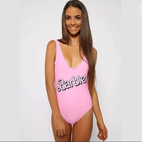 Barbie Other - NWOT Barbie One Piece Pink Bathing Suit